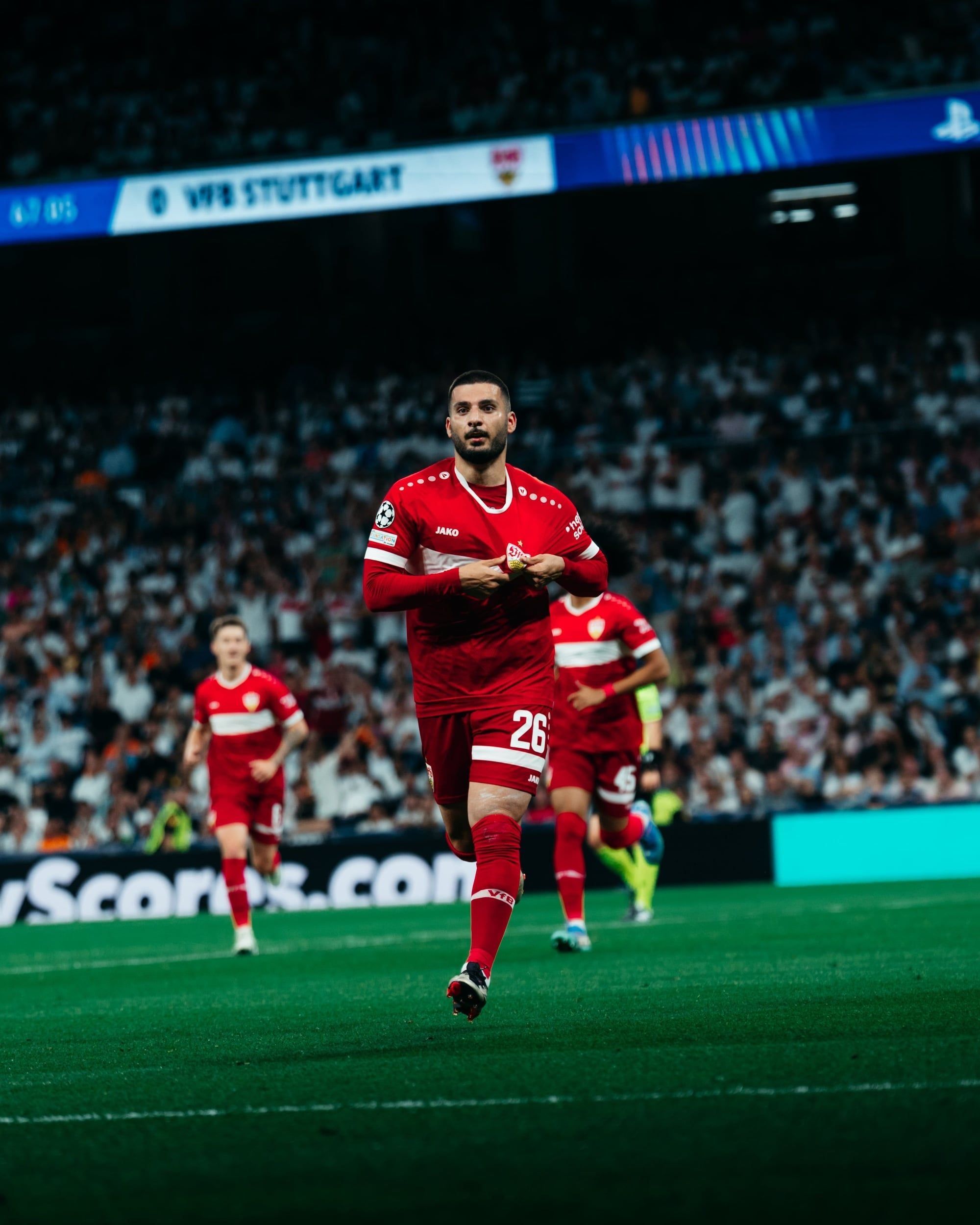 Match day action shot